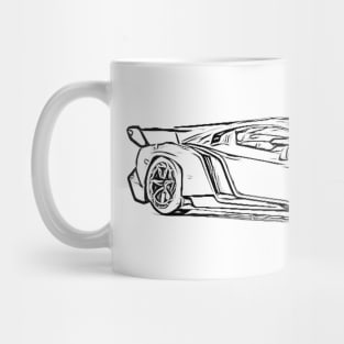 Veneno Wireframe Mug